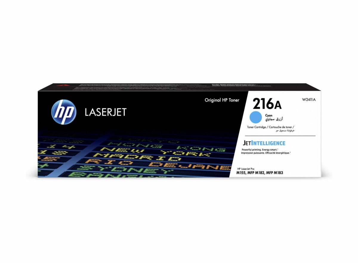 حبر HP الأصلي باللون السماوي 216A/W2411A لطابعات M155/M182/M183