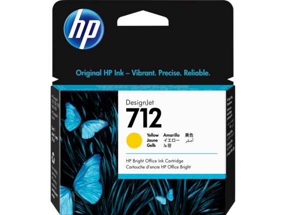 HP Ink Original Yellow 712/3ED69A DJ 29ML - S-Tech