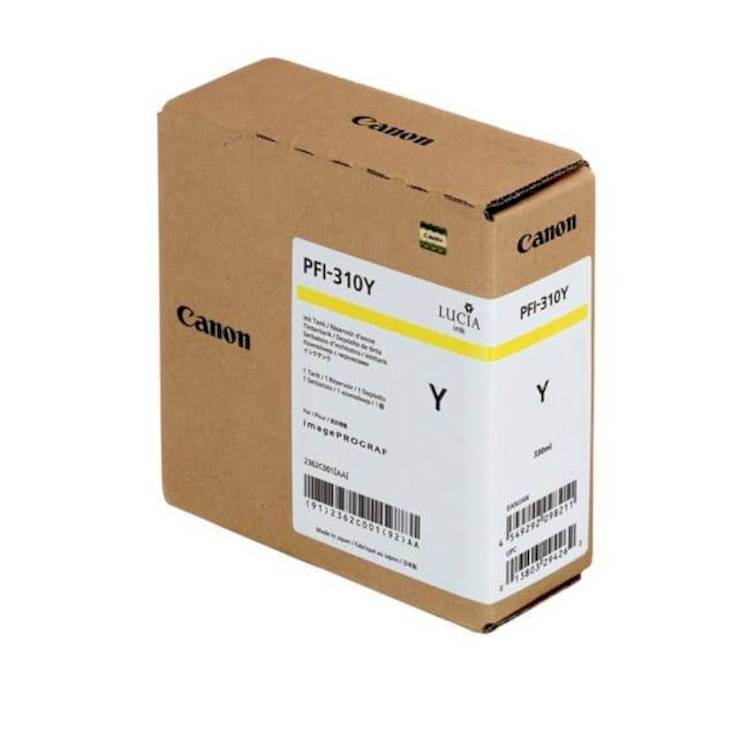 حبر كانون الأصلي الأصفر PFI-310 TX2000/3000 سعة 330 مل