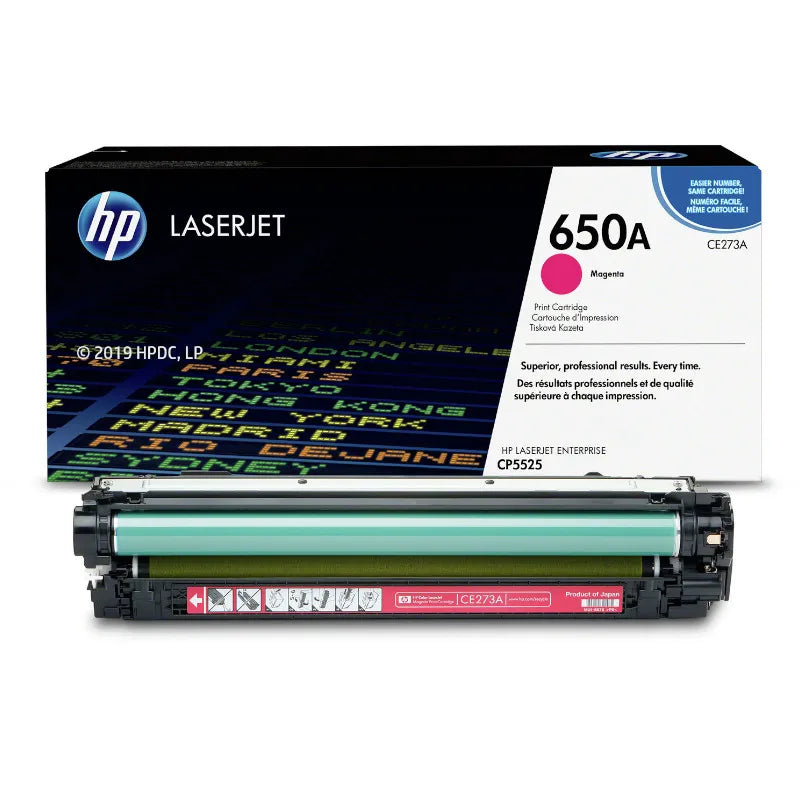 HP Toner Original 650A/CE273A Magenta LJ-5525