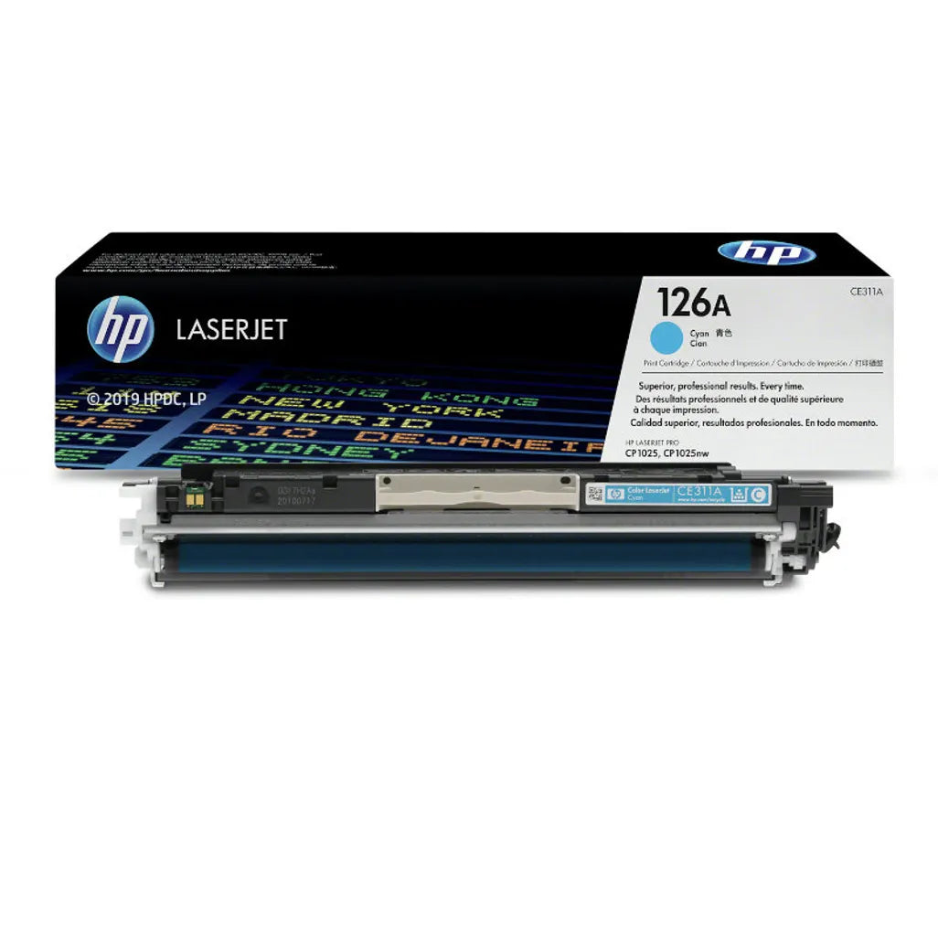 HP Toner Original 126A/CE311A Cyan CP1025