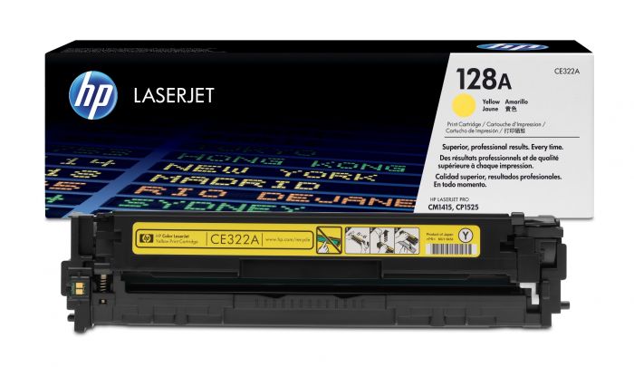 HP Toner Original Yellow 128A/CE322A CLJ-1415