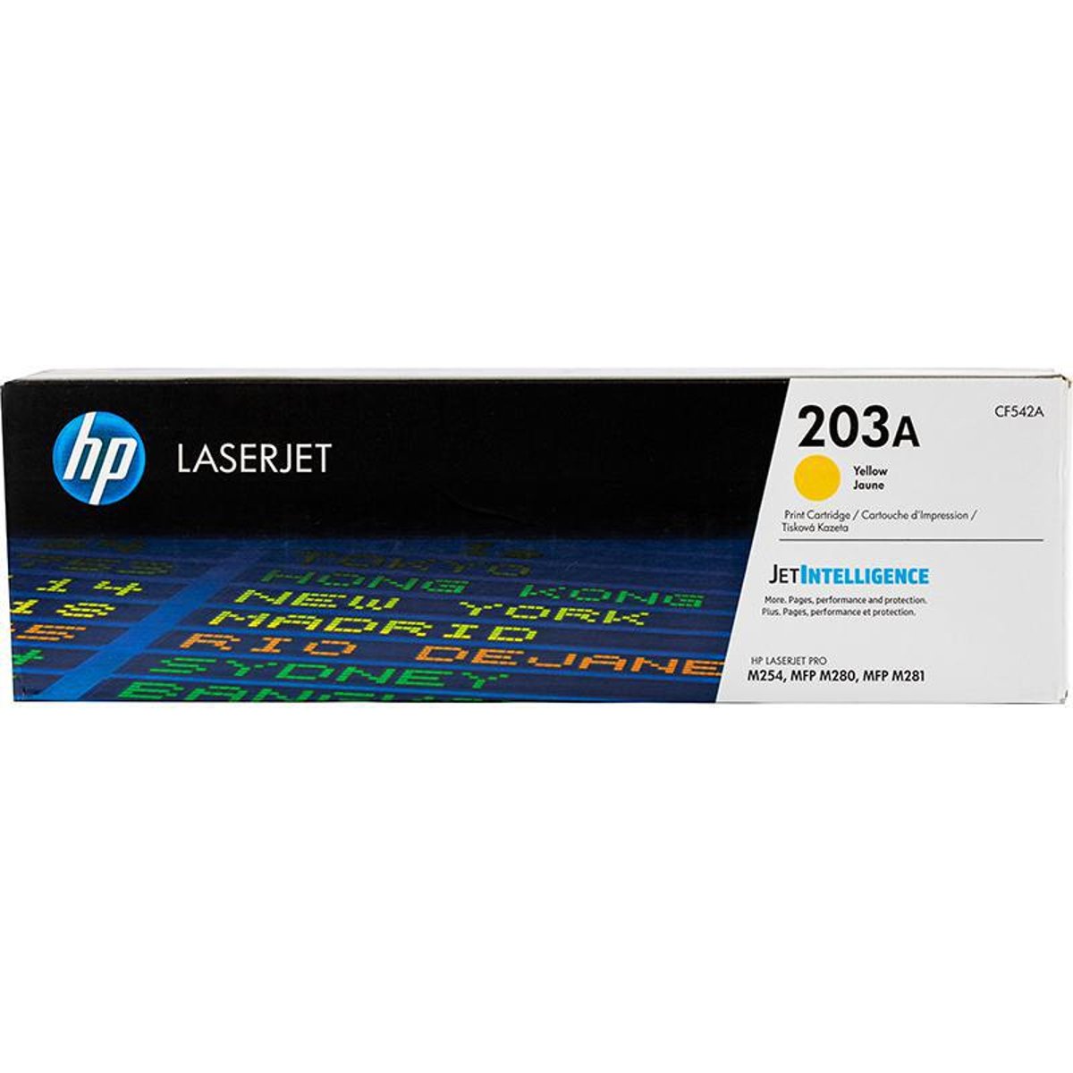 HP Toner Original 203A/CF542A Yellow M254/M280/M281