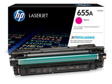 حبر HP الأصلي باللون الأرجواني 655A/CF453A لطابعات M652/M653/M681/M682