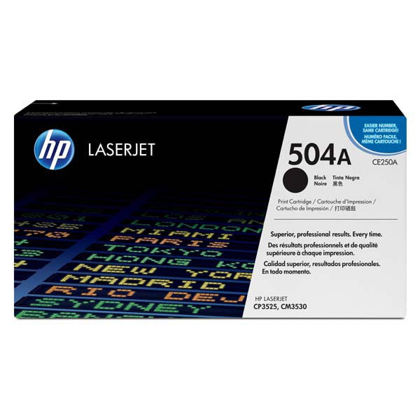 HP Toner Original Black 504A/CE250A CP3525/CM3530