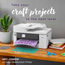 Brother Printer MFC-J2340DW-A3/A4 Color Print Scan Copy Fax