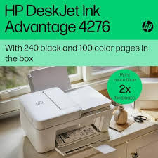 HP DeskJet Ink Advantage 4276/60K49C AIO Printer, Copy, Print, Scan, White - S-Tech