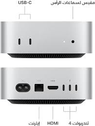 Apple Mac mini M4 Chip 10 Core CPU, 16GB Ram, 256GB SSD, 10 core GPU, MacOS Sequoia - Silver (MU9D3AB/A)