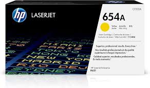 HP Toner Original Yellow 654A/CF332A M651