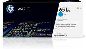 HP Toner Original Cyan 651A/CE341A M775