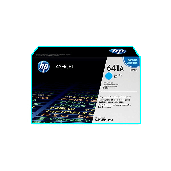HP Toner Original Cyan 641A/C9721A-4600/4610/4650