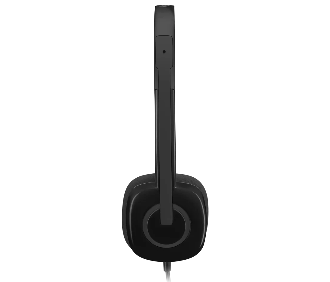 Logitech H151 Wired Headset | 981-000589 | Stereo Headphones With Rotating Noise