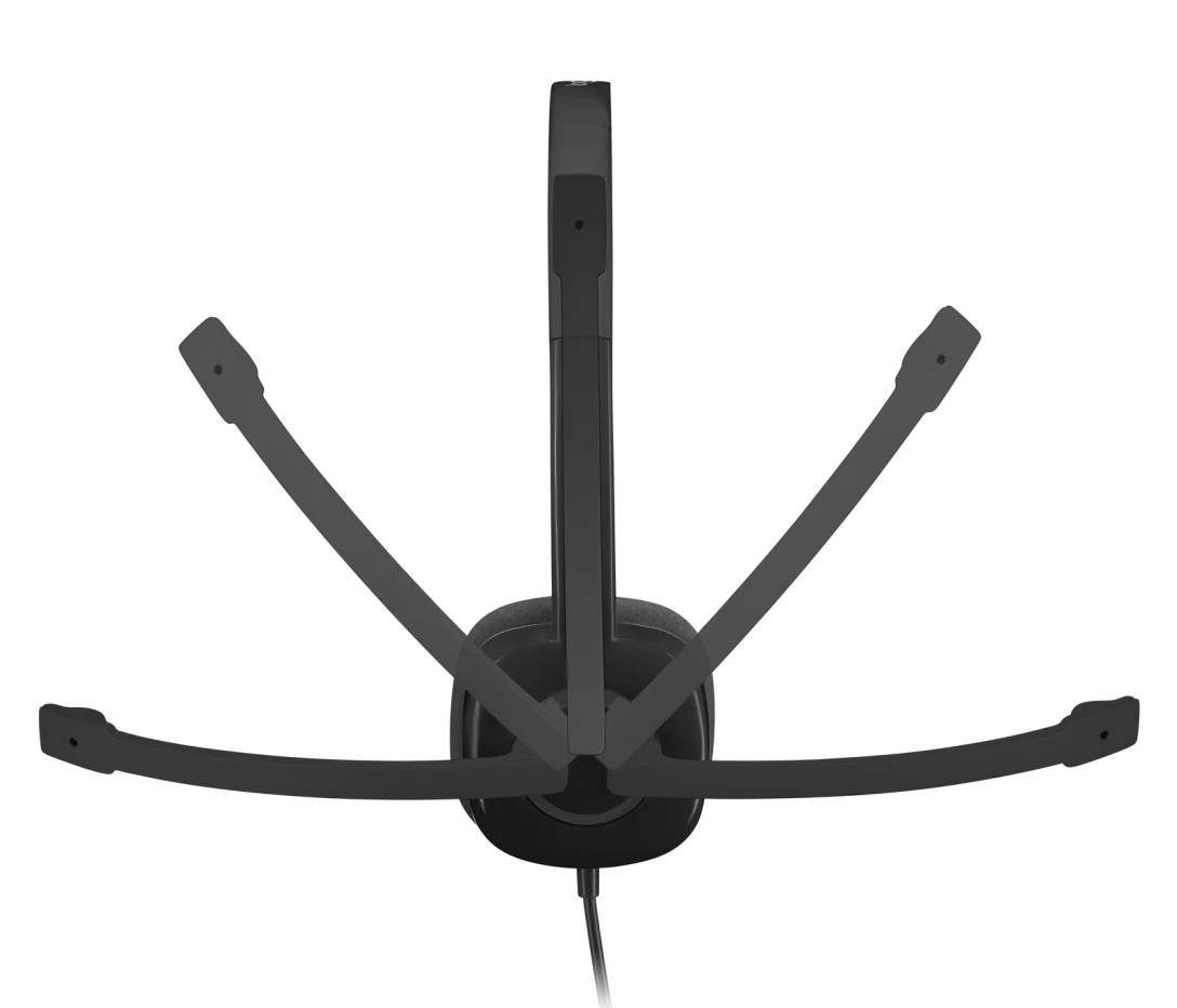 Logitech H151 Wired Headset | 981-000589 | Stereo Headphones With Rotating Noise