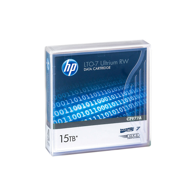أشرطة HP LTO 7 - خرطوشة بيانات بسعة 15 تيرابايت (C7977A)