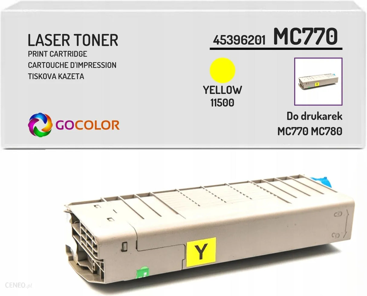 Oki Toner YELLOW-MC760/MC770/MC780-45396201