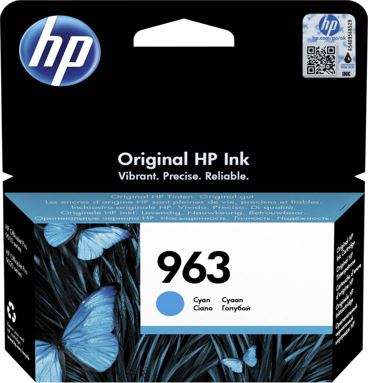HP Ink Original Cyan 963/3JA23AE OFFICE JET PRO 9010