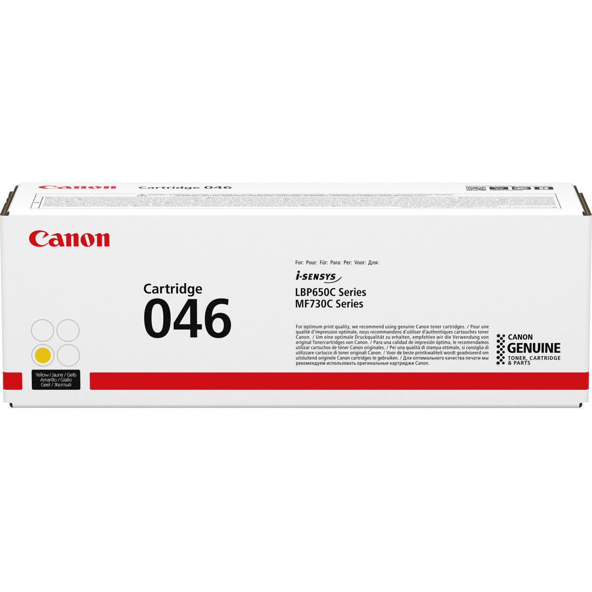 Canon Toner Original Yellow TYPE-046 MF735/MF733/MF731/LBP654 - S-Tech