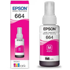 EPSON INK ORIGINAL MAGENTA T-6643 L100/L110/L120/L130/L132/L200/L210/L1455/L3050/L3060/L3070