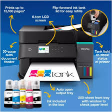Epson EcoTank Multifunction Color Printer L6370 -A4,Wi-Fi&AirPrint Enabled,ADF,Duplex Print,Scan&Copy,