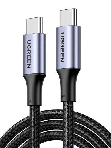 UGreen USB 3.1 Type C Male to Type C Male Cable Nickel Plating Aluminium Shell 1.5m (Gray)