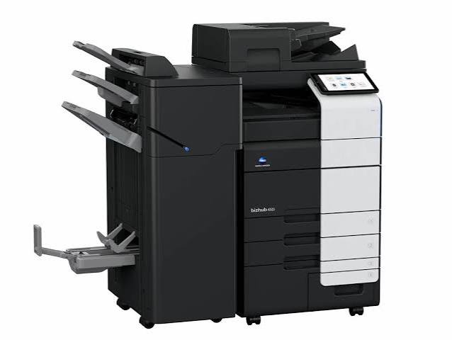 Konica Minolta Bizhub B450i – Refurbished A3 Monochrome Multifunction Copier (Print / Copy / Scan), 45 PPM,Network,Cabinet/Stand