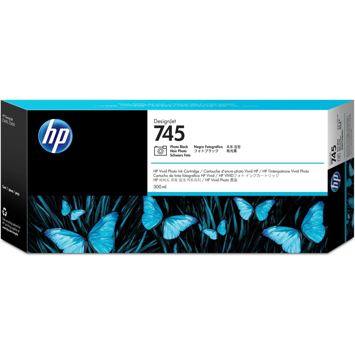 HP Ink Original Photo Black 745/F9K04A 300ML