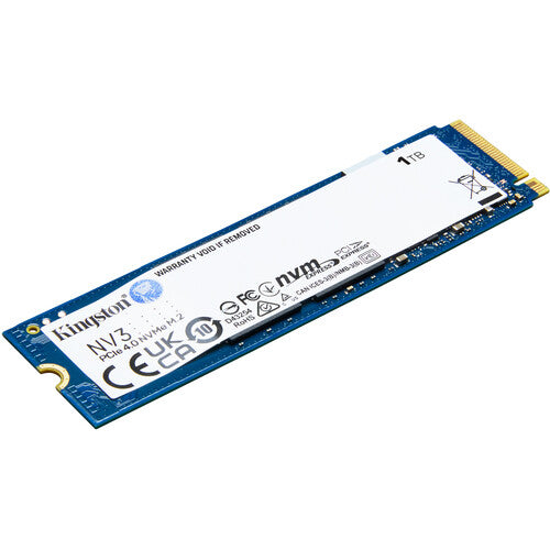 Kingston NV3 | 1TB M.2 2280 NVMe PCIe 4.0 SSD | Up to 3500MB/s Read | Reliable High-Speed Storage