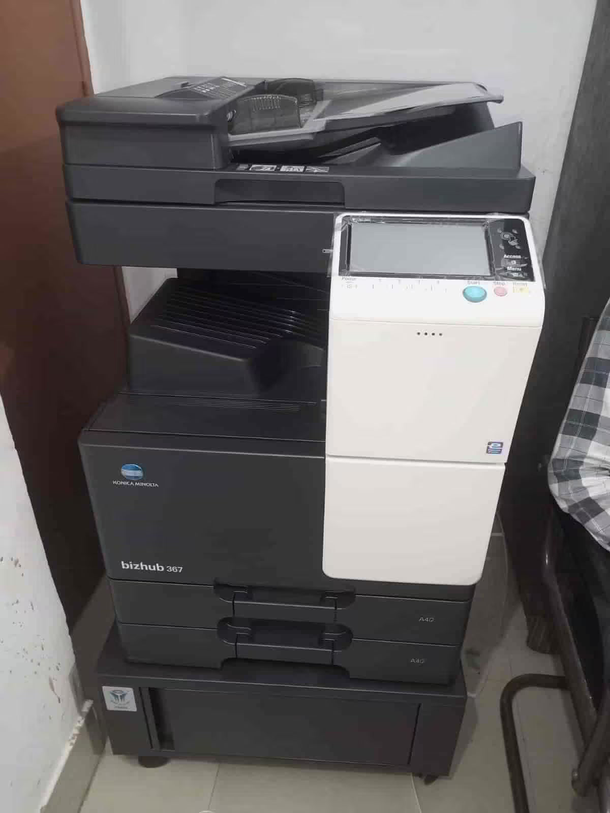 Konica Minolta Used Machine Bizhub B367 (black and white) A3 copy/print/scan/network