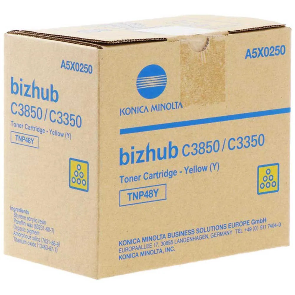 Konica Minolta Toner Original TNP48 Yellow C3350 C3850