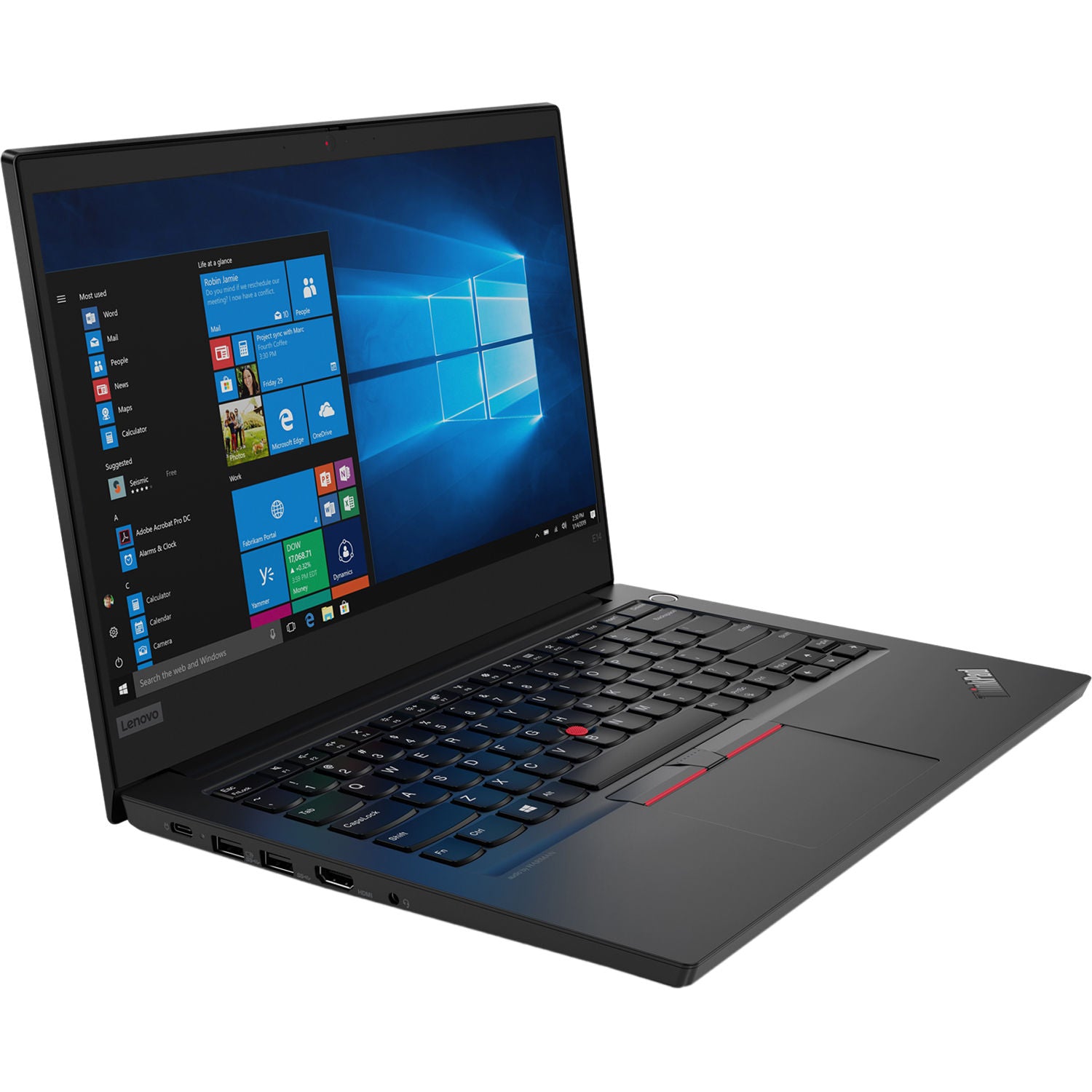LENOVO ThinkPad E14 Gen4 (21E3009BAD)-Core i7-1255U ( up to 4.70 GHz) 8GB - 512GB SSD - 14.0"FHD - Intel Iris Xe Graphics - No DVD + BAG-Black