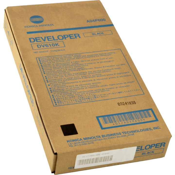 كونيكا مينولتا المطور الأصلي الأسود DV-610M BH-C451/650/550/5501/6501/6000