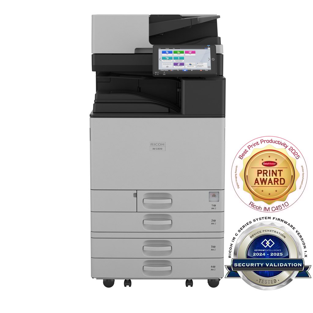 Ricoh Copier New Color IM C4510-A3 colour multifunction printer copy/print/scan/network-45ppm/Adf+2tray+desk