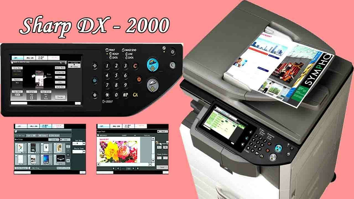 Sharp Copier Original Color DX-2000 20PPM/PRINTER/SCANER/COPY/NETWORK