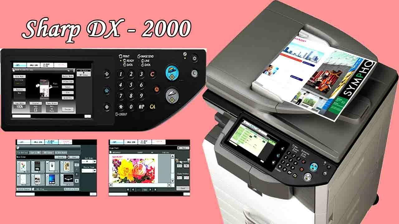 Sharp Copier Original Color DX-2000 20PPM/PRINTER/SCANER/COPY/NETWORK