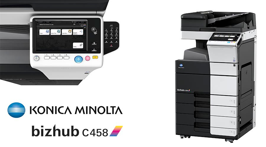 Konica Minolta Used Machine C458/C558 Multifunction Color Copier Print, Copy, Scan 45ppm