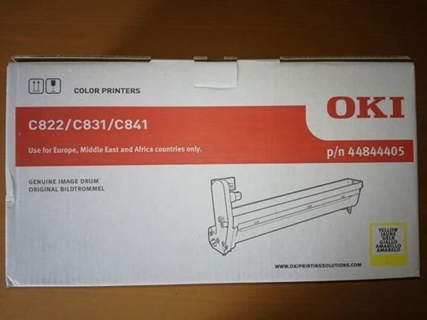 وحدة طبلة أوكي صفراء أصلية 44844405 C822/C831/C841