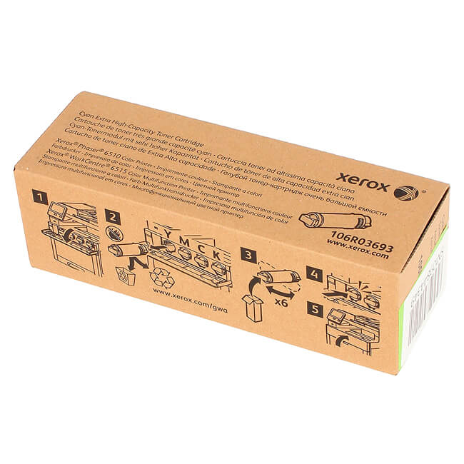 Xerox Toner Original Cyan 106R03693 HIGH-6510/6515
