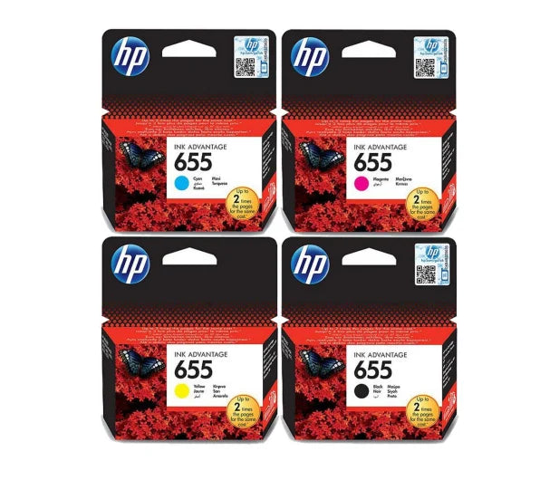 HP Ink Original Multipack 655 (CZ109AE, CZ110AE, CZ111AE, CZ112AE)