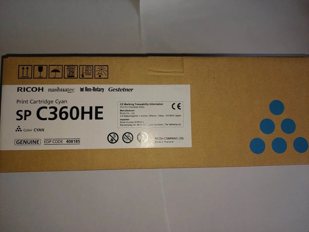 Ricoh Toner Original Cyan C360HE C360DNW