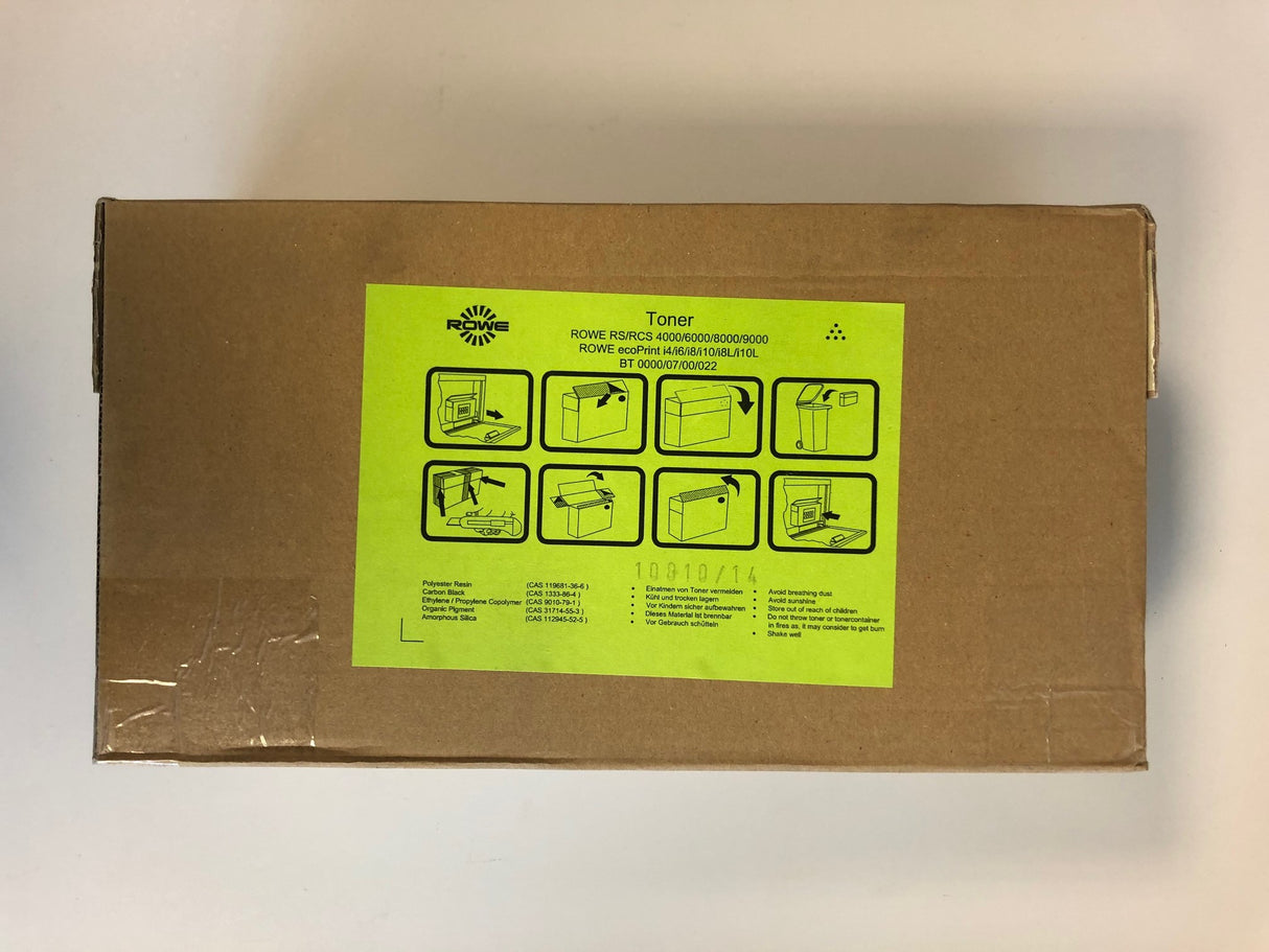 Rowe Toner Original Black RS/RCS-400/6000/8000/9000