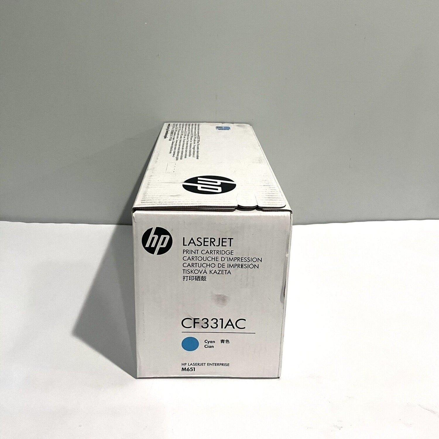 حبر HP الأصلي باللون السماوي 654AC/CF331AC M651