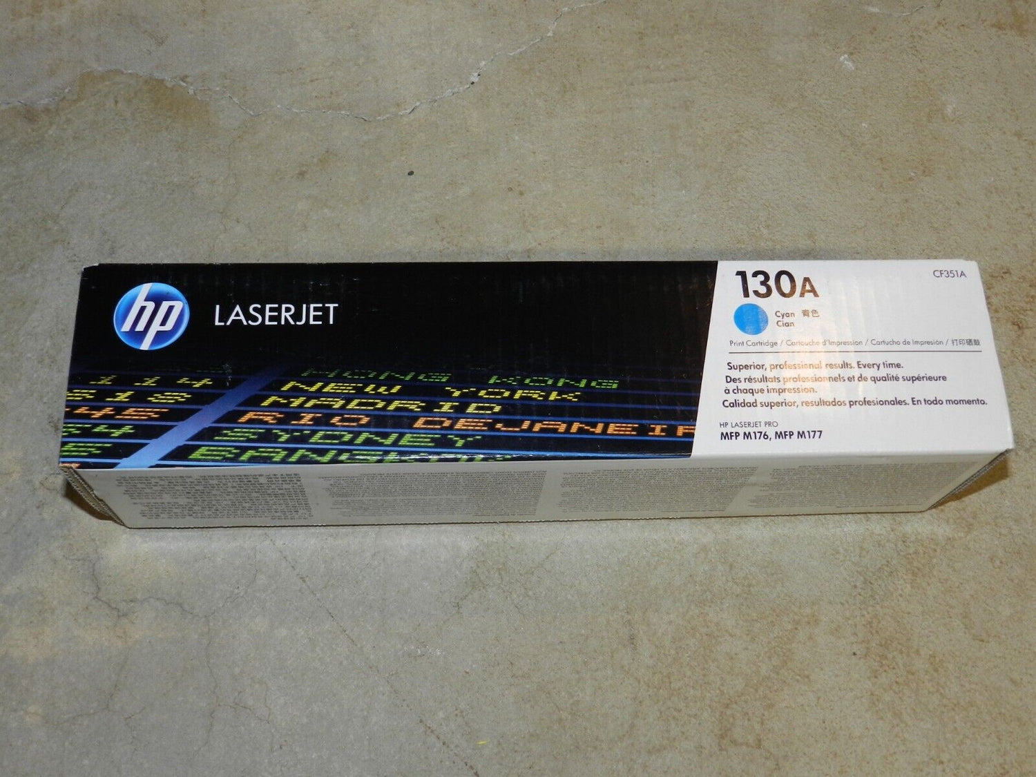 HP Toner Original 130A/CF351A Cyan M176/M177FW