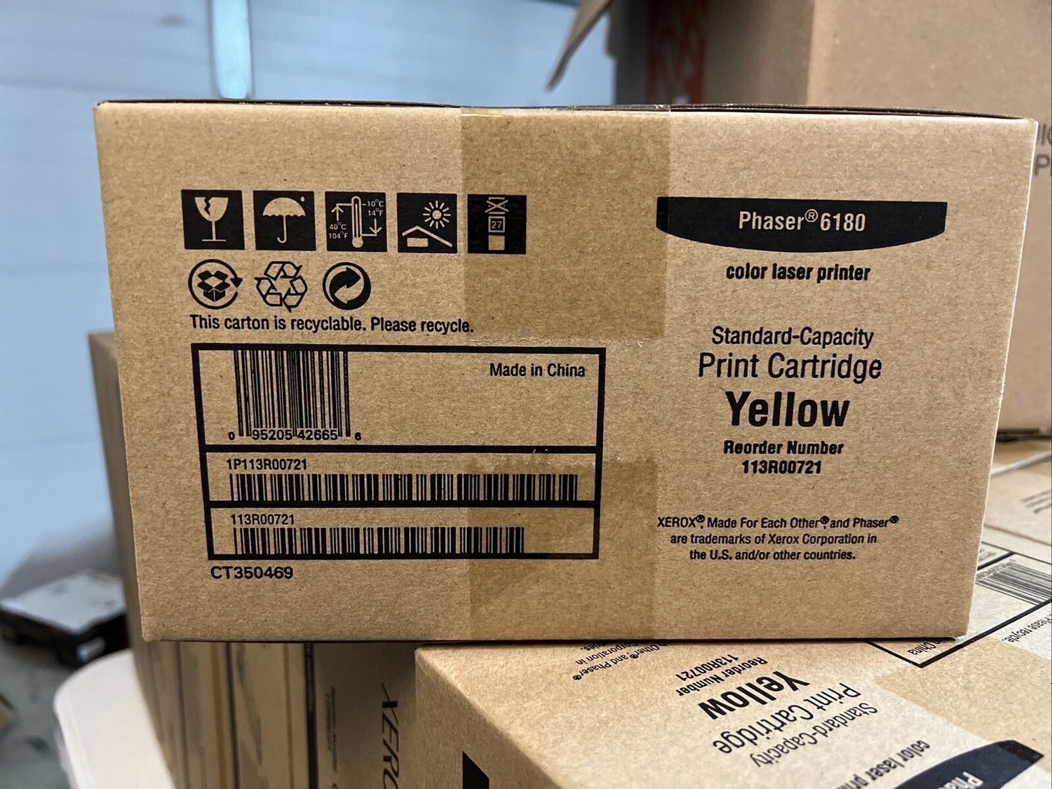 Xerox Toner Original Yellow 113R00721 STD-6180