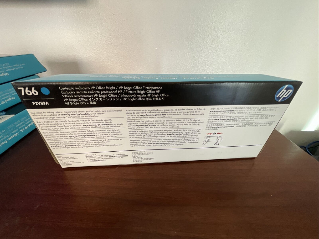 حبر HP الأصلي السماوي 766/P2V89A سعة 300 مل