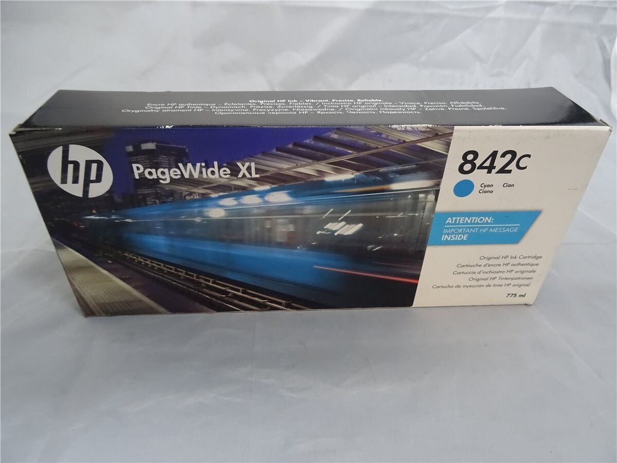 حبر أصلي HP سيان 842C-XL/C1Q54A PAGEWIDE 775 مل