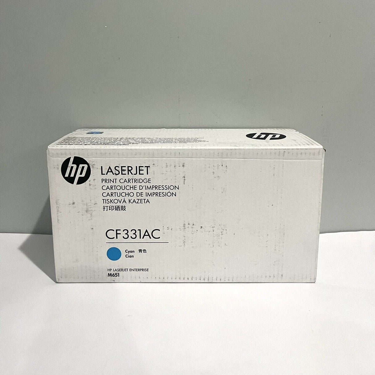 حبر HP الأصلي باللون السماوي 654AC/CF331AC M651