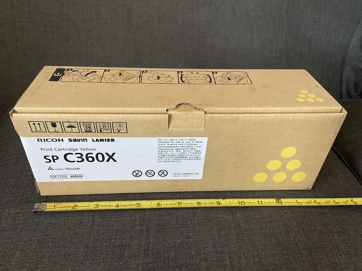 Ricoh Toner Original Yellow C360X SP-C361