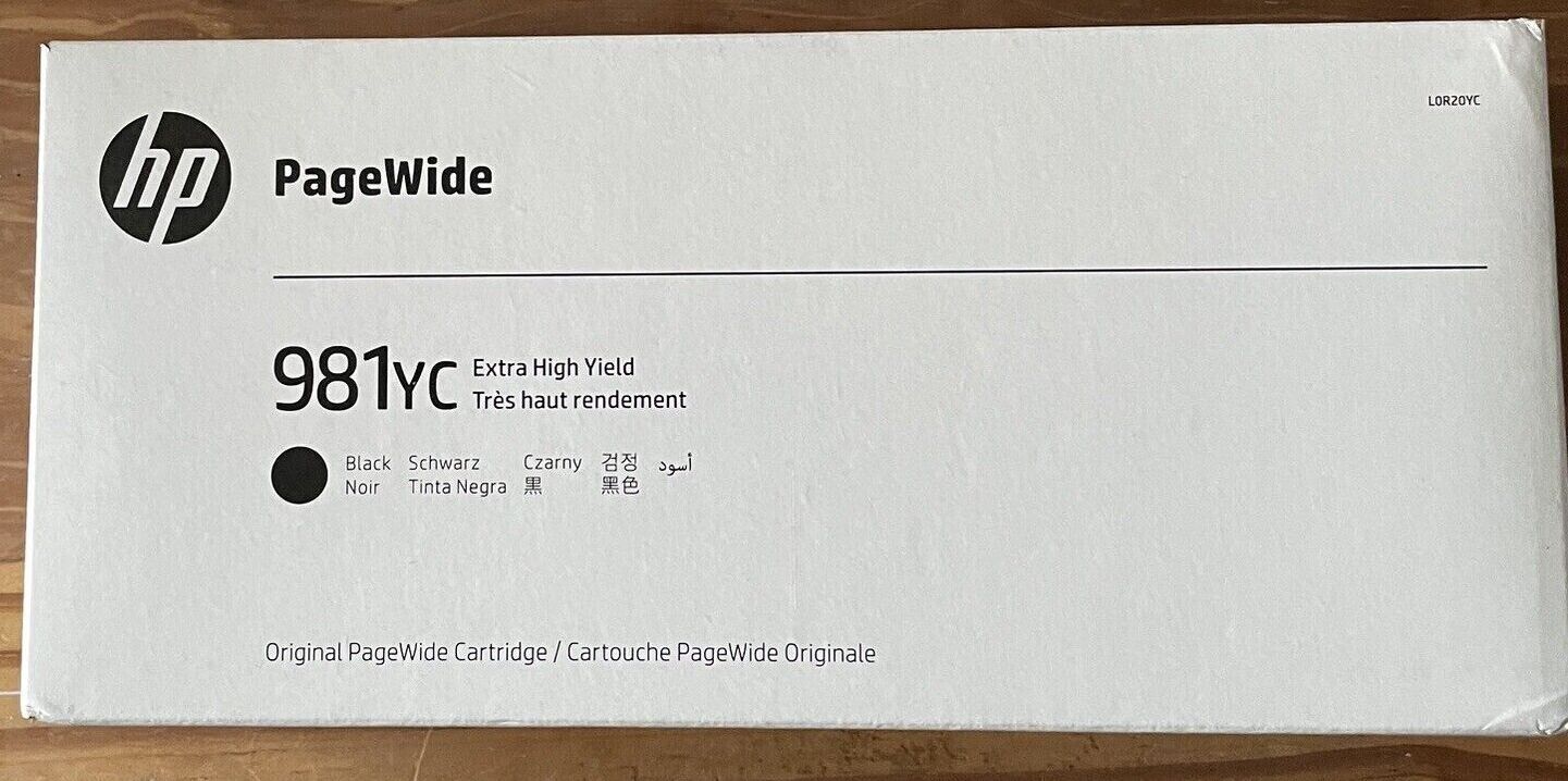 HP Toner Original Black 981A/981YC / L0R20YC PAGEWIDE ENTERPRISE E55650/E58650