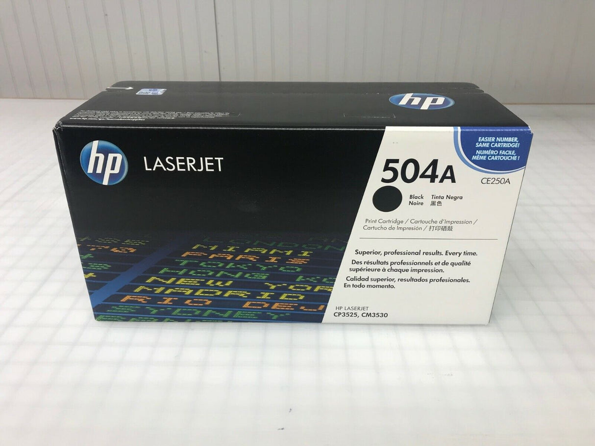 HP Toner Original Black 504A/CE250A CP3525/CM3530