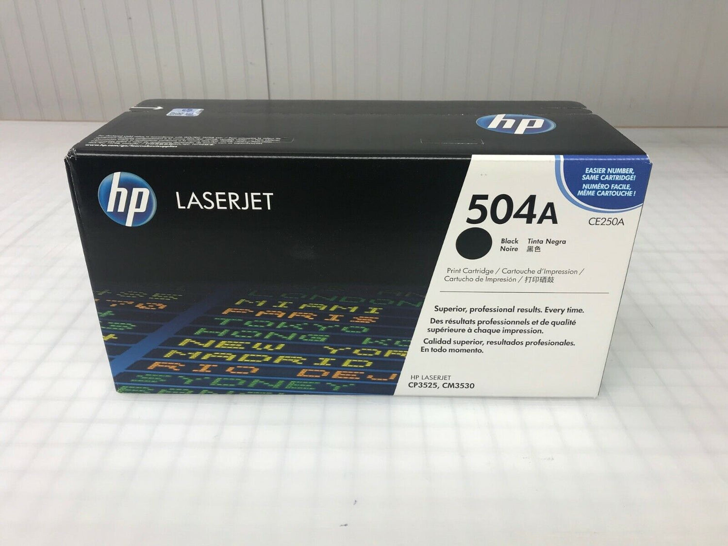 HP Toner Original Black 504A/CE250A CP3525/CM3530